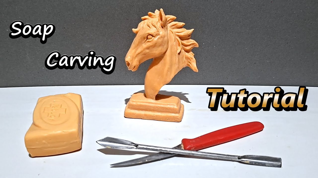 Tutorial / How to carve a Horse Head / Soap carving
