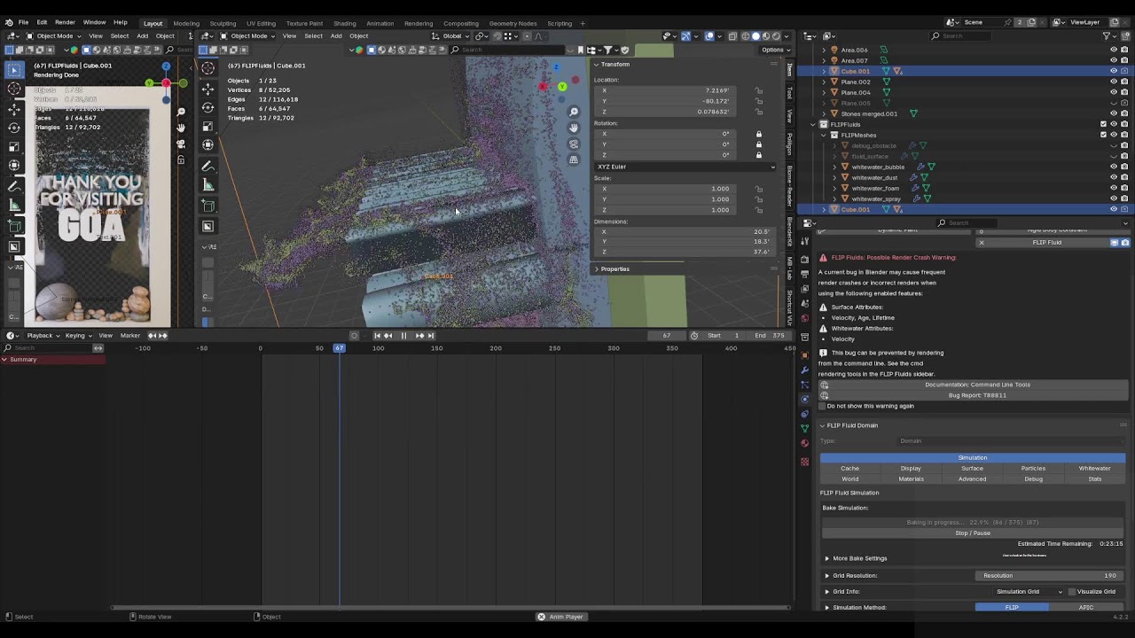 Making Anamorphic Billboard LIVE part 2