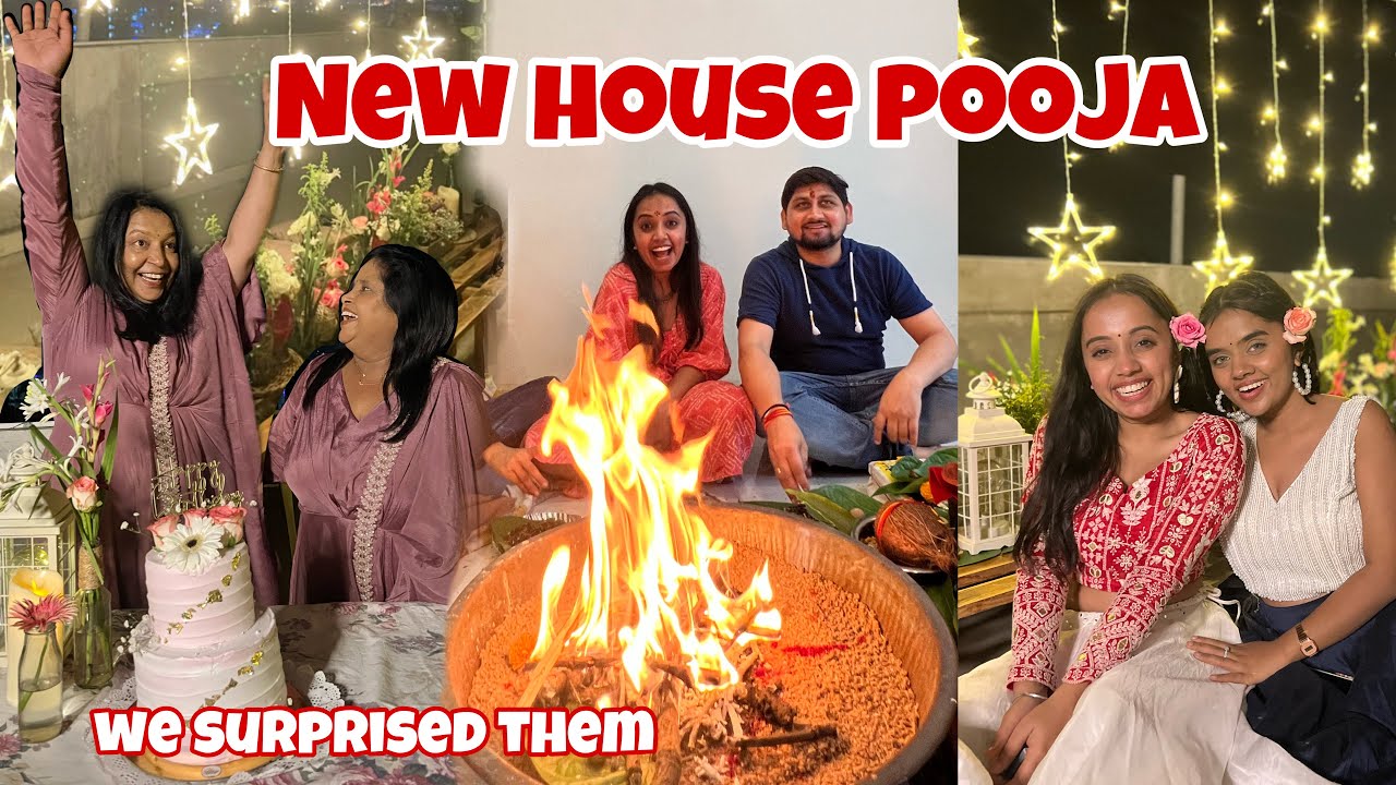 New House pooja + Surprising Maa😱