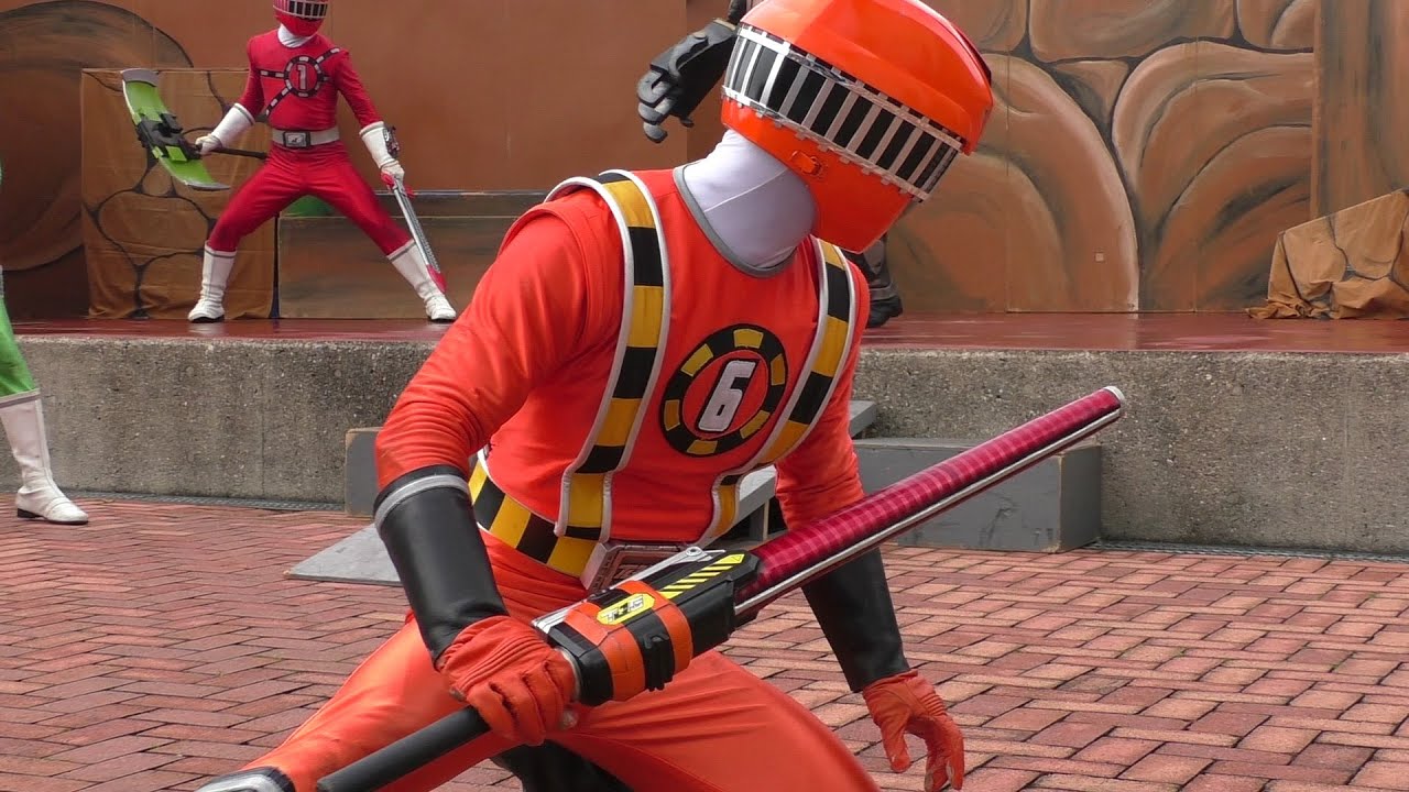 「烈車戦隊トッキュウジャー」ショー　トッキュウ６号登場　2014.10.26　Ressha Sentai ToQger Show