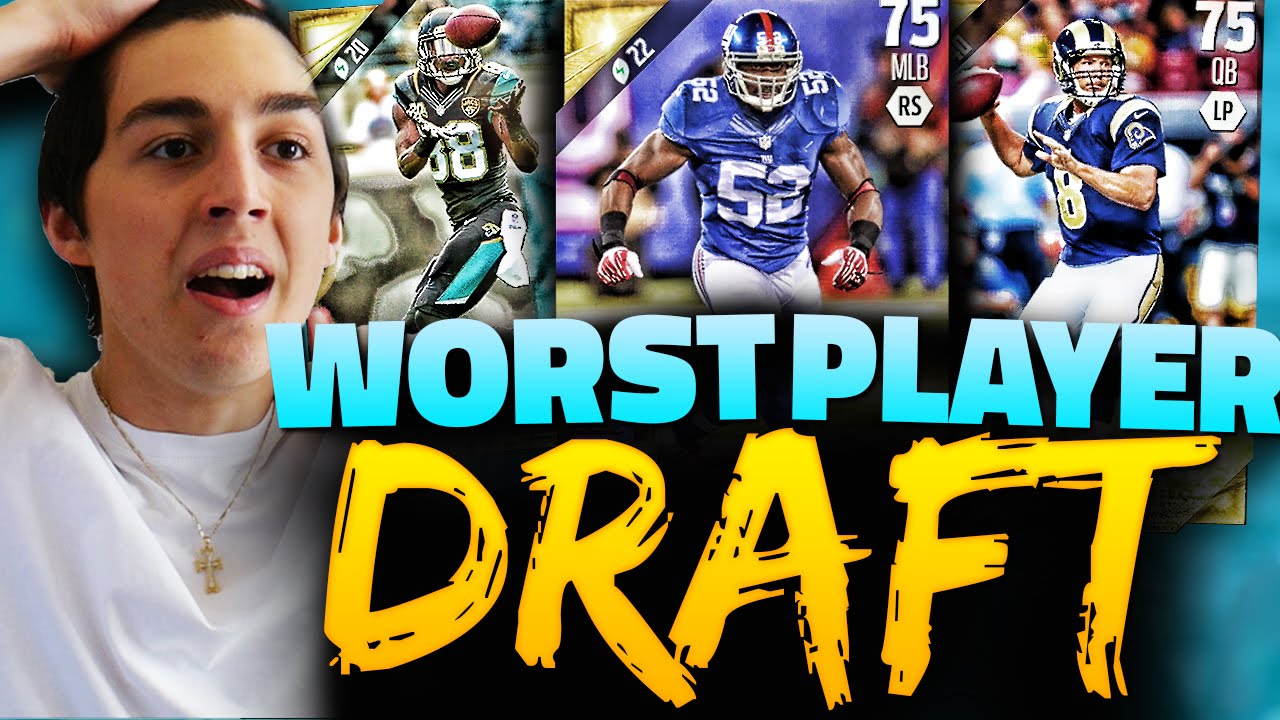 WORST PLAYER EACH ROUND! MADDEN 16 EXTREME DRAFT CHAMPIONS