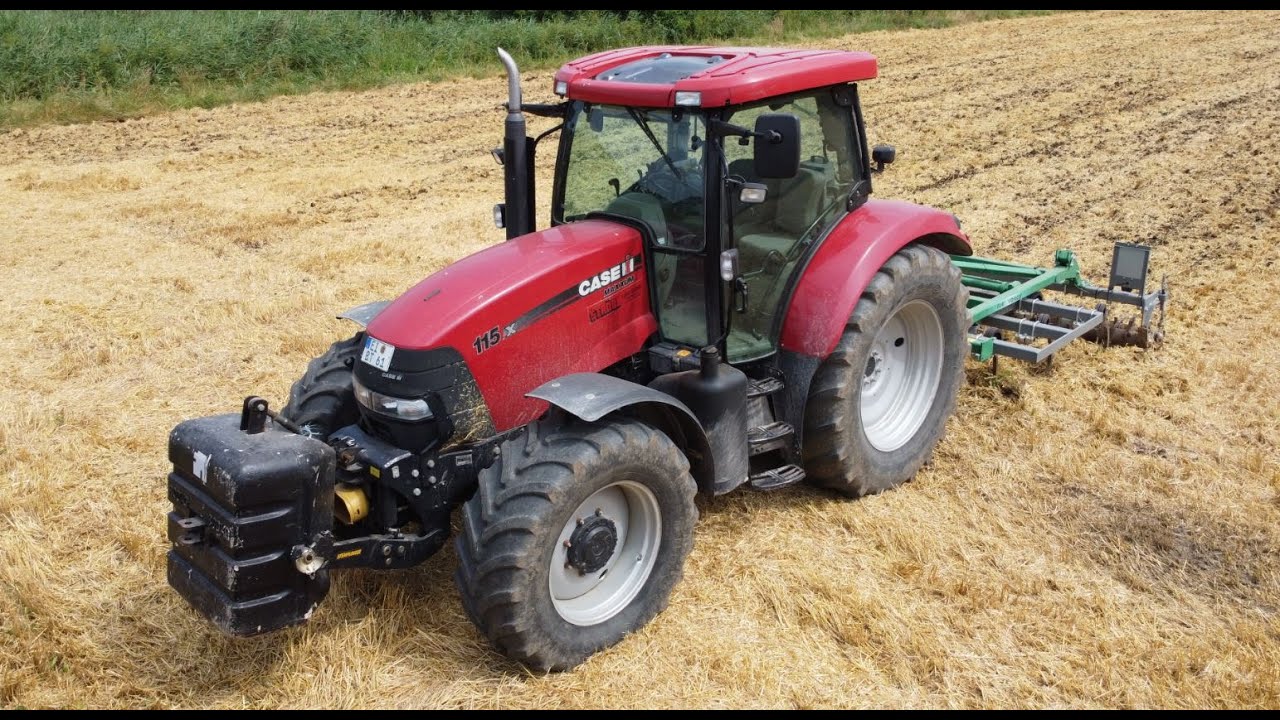 Grubbern mit Case IH Maxxum 115 und EuM Agrotec Vibrocat 30