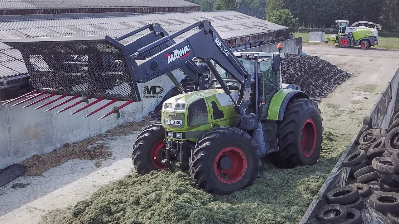 Claas Atles 926rz Tassage avec chargeur Manip' MP 350 | ETA Rousseau