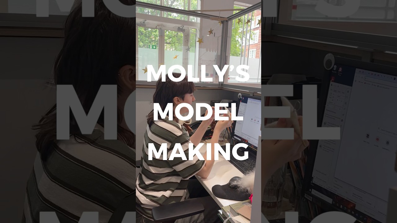 Molly&rsquo;s Model Making Process - watch til the end for the final puppets! #modelmaking #stopmotion