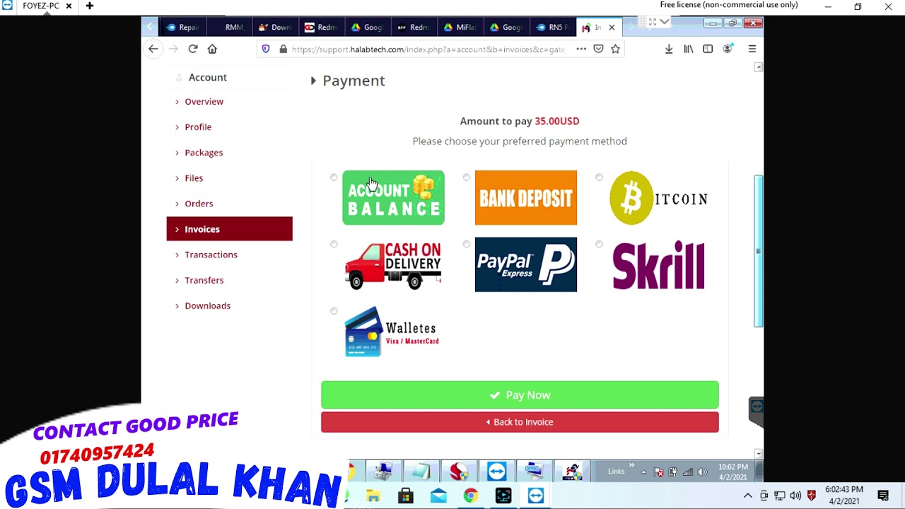 How to active Support Halabtech Account