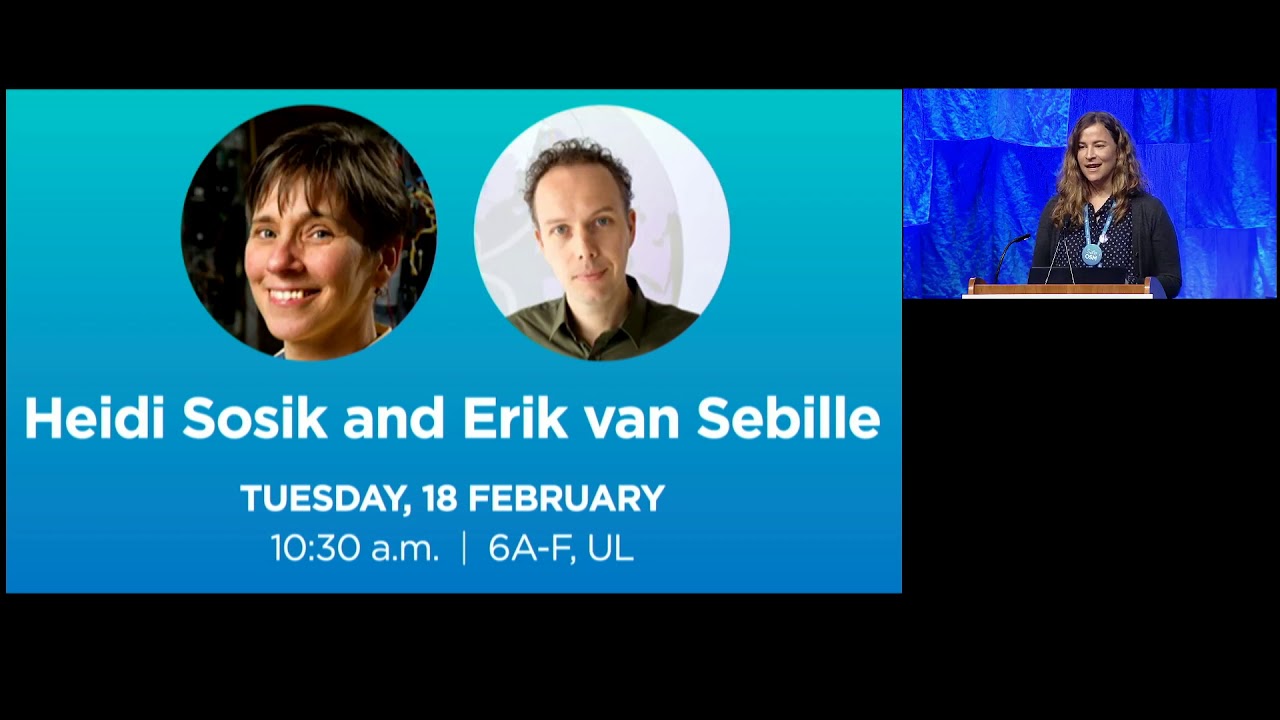 Ocean Sciences Meeting 2020 Science Plenaries: Heidi Sosik and Erik van Sebille