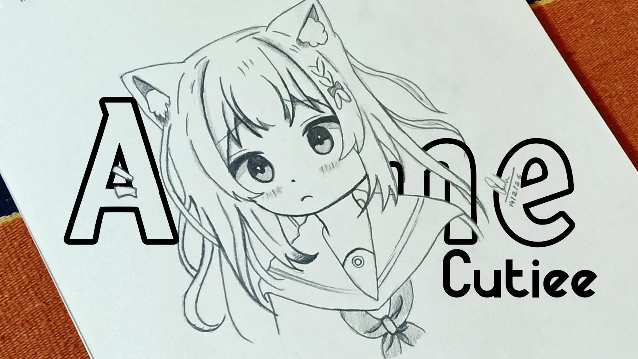 How to draw anime Cutiee - TimeLapse