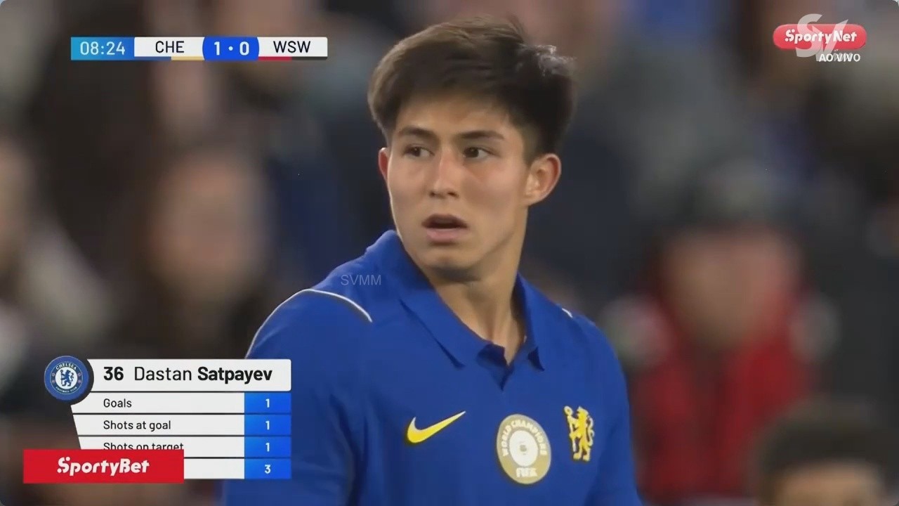 Dastan Satpayev Chelsea DEBUT vs Western Sydney Wanderers | 26/27