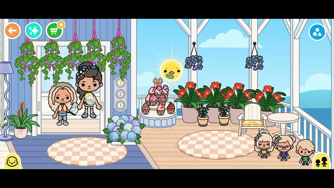 Toca Boca:Poranna rutyna na wakacjach♥️