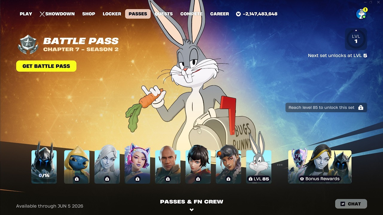 ENTIRE Chapter 7 - Season 2 Battle Pass (Fortnite: Showdown)