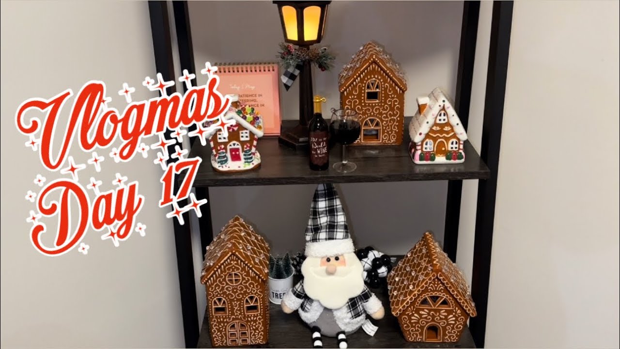VLOGMAS 2024 | ALDI GINGERBREAD HOUSES COMPLETE | LAUNDRY DAY