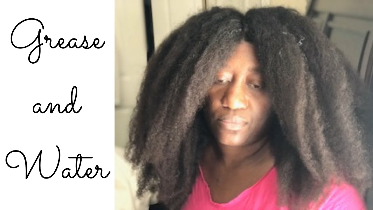 GREASE & WATER HAIR GROWTH SECRET |  Comparing my NATURAL HAIR regimen  (Works 100%)