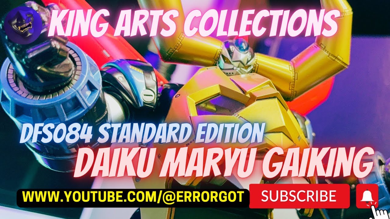 King Arts Daiku Maryu Gaiking DFS084 Review with ErrorGOT #chogokin #superrobotwars   #actionfigures