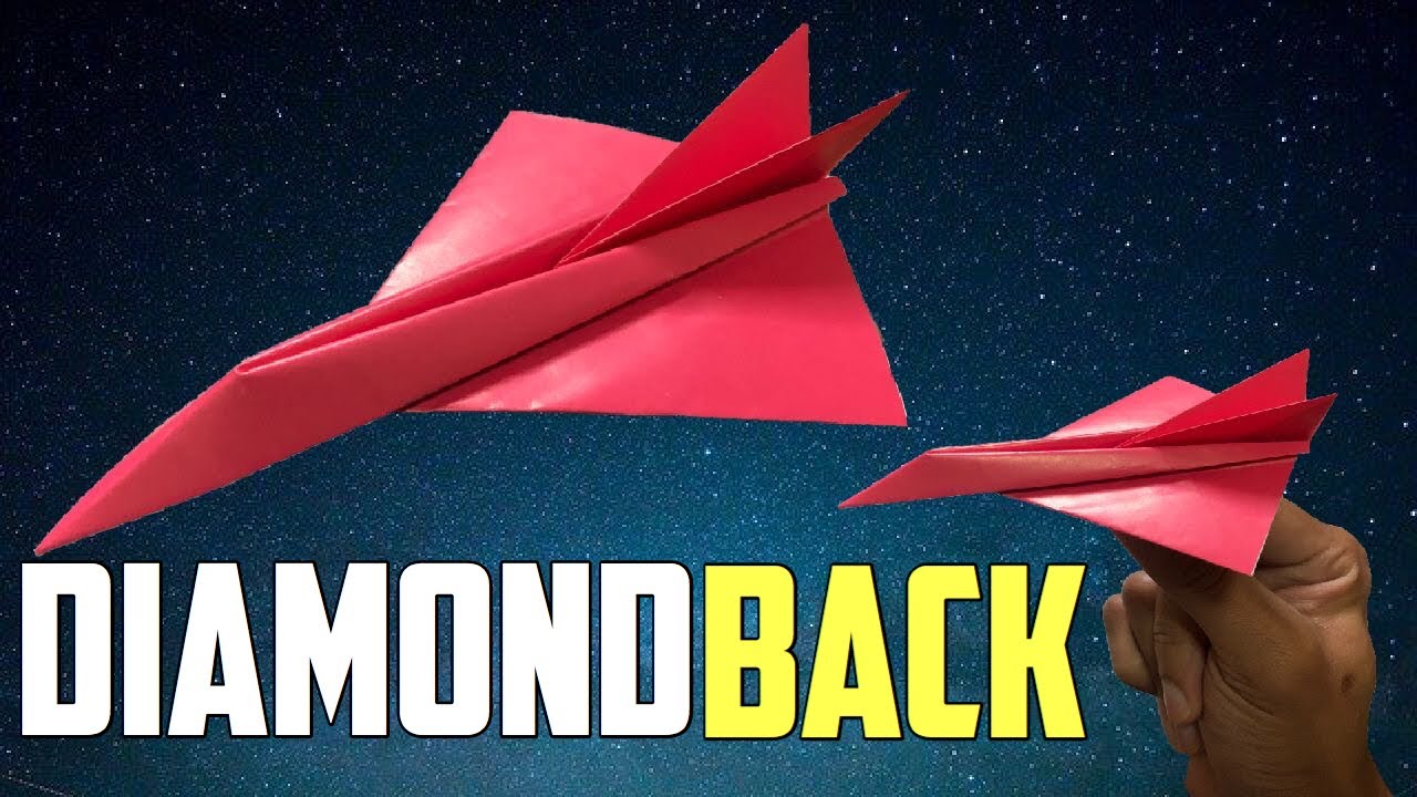 How to make a Paper Airplane - Diamondback by Jayson Merrill