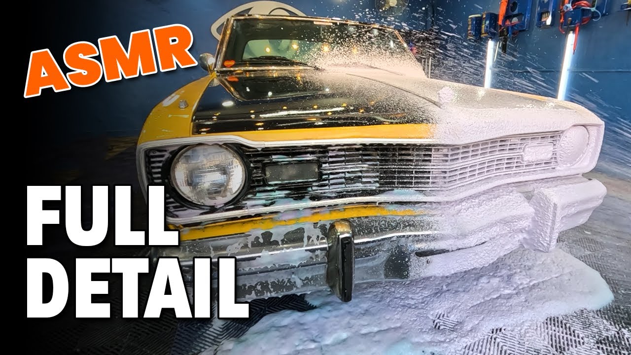 DIRTIEST DETAILING EVER! ABANDONED DODGE DART! | FULL ASMR DETAILING