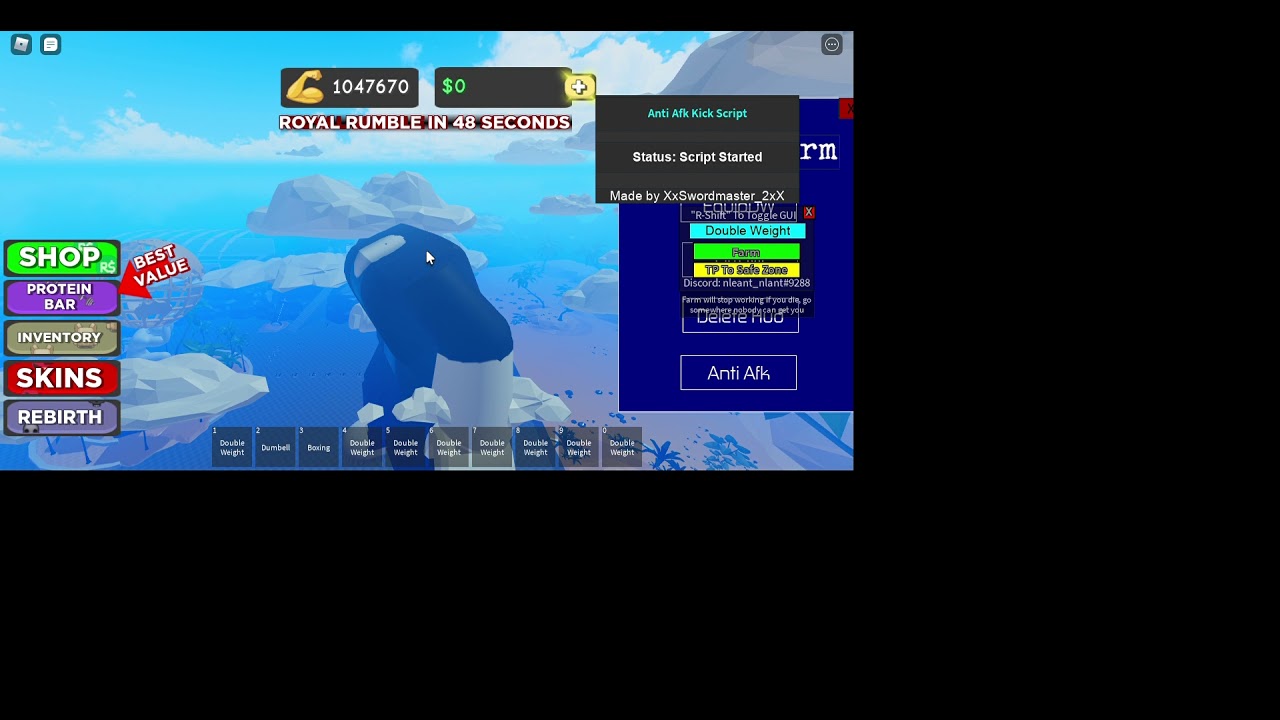 Helping my friend reach 5 million strength in boxing simulator 2. (Part 2)