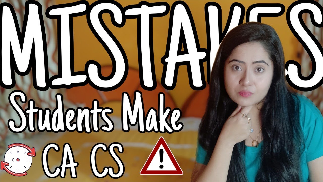 15 MISTAKES Students MUST AVOID to PASS in CA exam, CS exam, CMA exam|Reasons for failure in CA exam