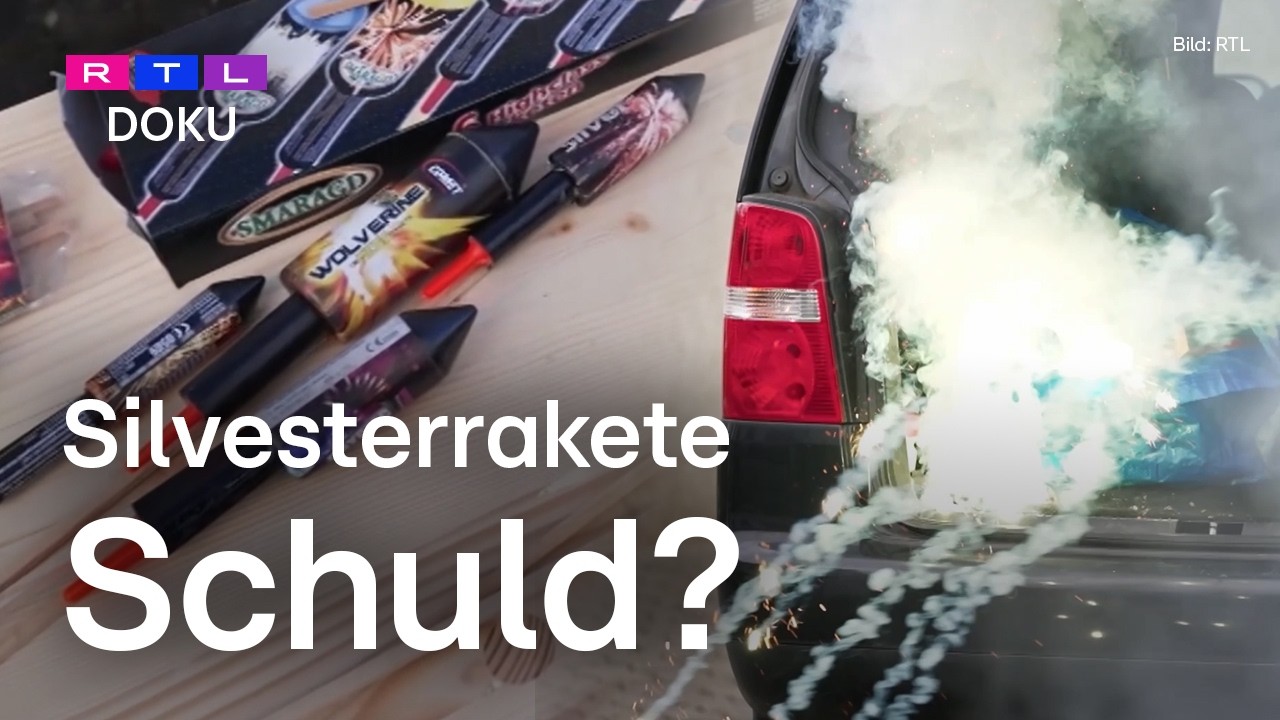 Eine Silvesterrakete soll dieses Auto fast abgefackelt haben | RTL DOKU