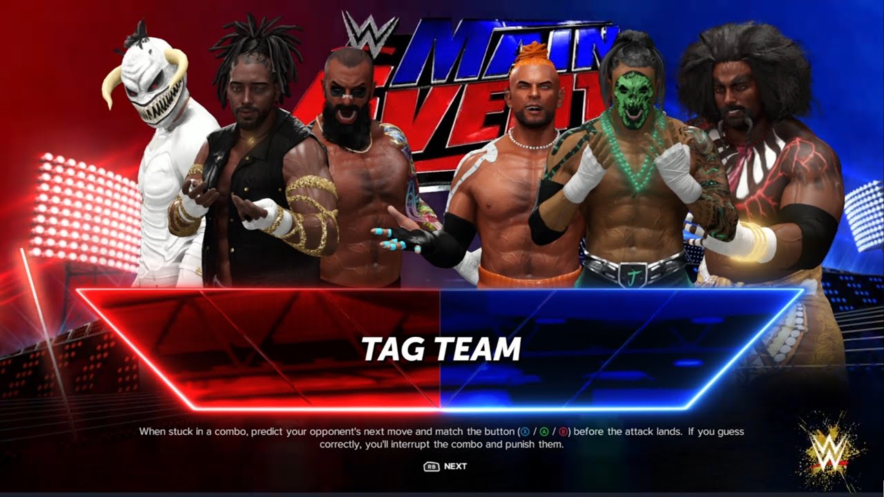 #wwe2k24 #tagteam #customarena MAD-FOOT Sim Racing 6-Man Tag Team in the Custom Arena!
