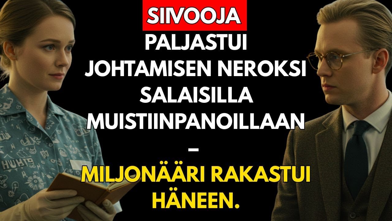 SIIVOOJA paljastui JOHTAMISNEROKSI salaisilla muistiinpanoillaan – ja MILJONÄÄRI rakastui häneen