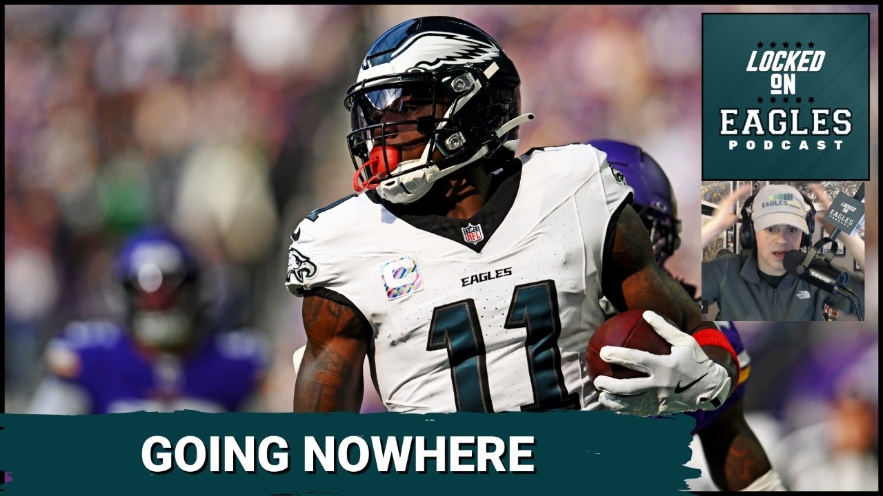 STAY: A.J. Brown GOING NOWHERE after the D.J. Moore trade?! Philadelphia Eagles trade price goes up!
