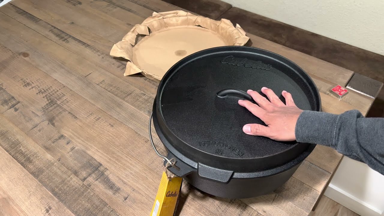A Quick Message & Also an Overview of a 16” Cabela’s Camping Dutch Oven 12qt