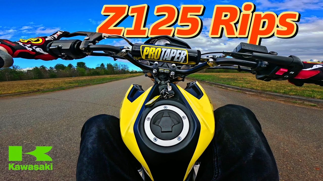 Z125 Wheelies!