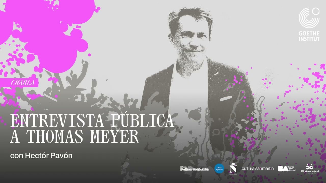 Entrevista pública a Thomas Meyer a cargo de Héctor Pavón