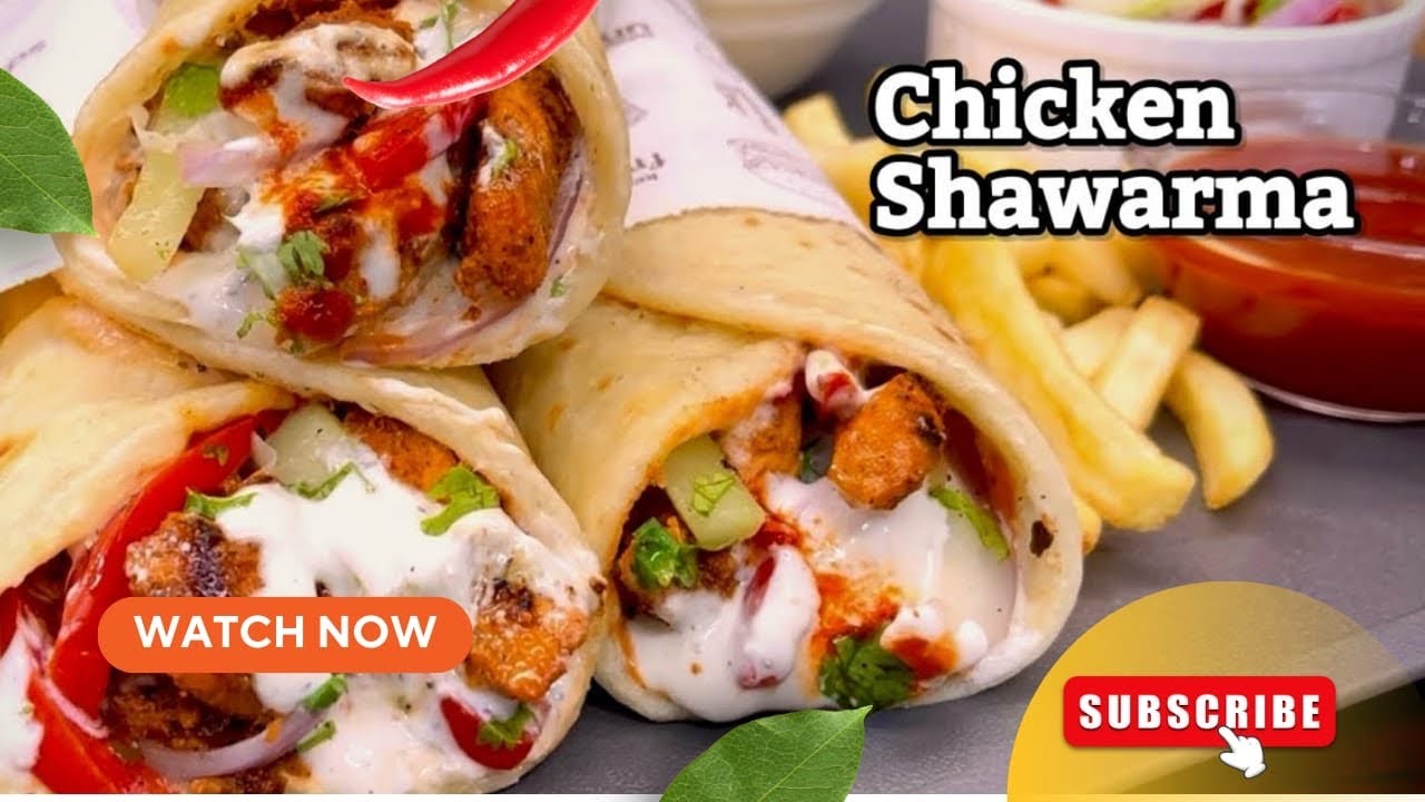 Chicken Shawarma Tecipe At Home|| Homemade chicken Shawarma || Chicken Shawarma With sauce recipe 