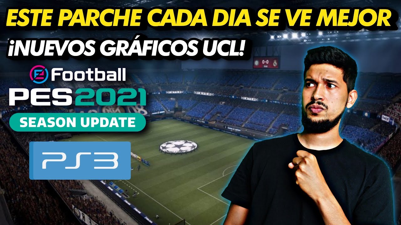 😱 La CHAMPIONS LEAGUE  en POTATO PATCH v9.0 se VE INCREIBLE! | pes 2021 | PS3 ✅
