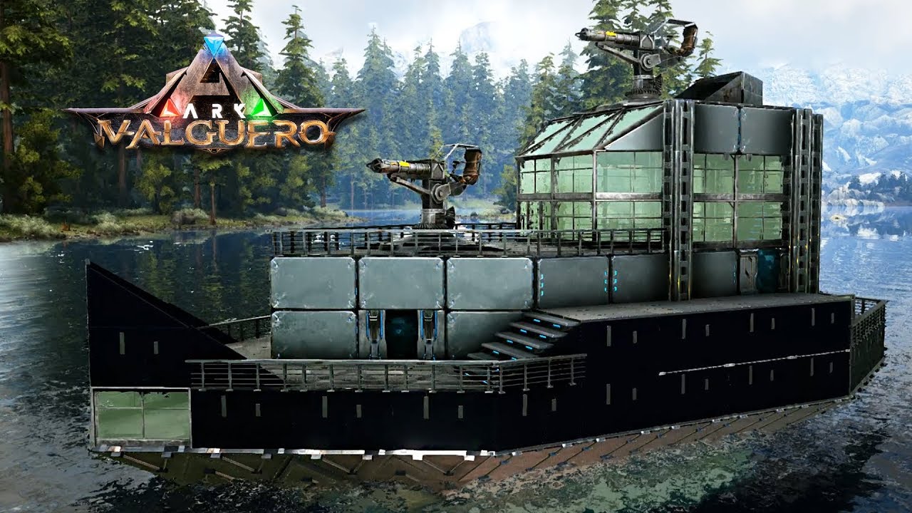 ARK: Motorboat - Valguero Battleship (Speed Build)
