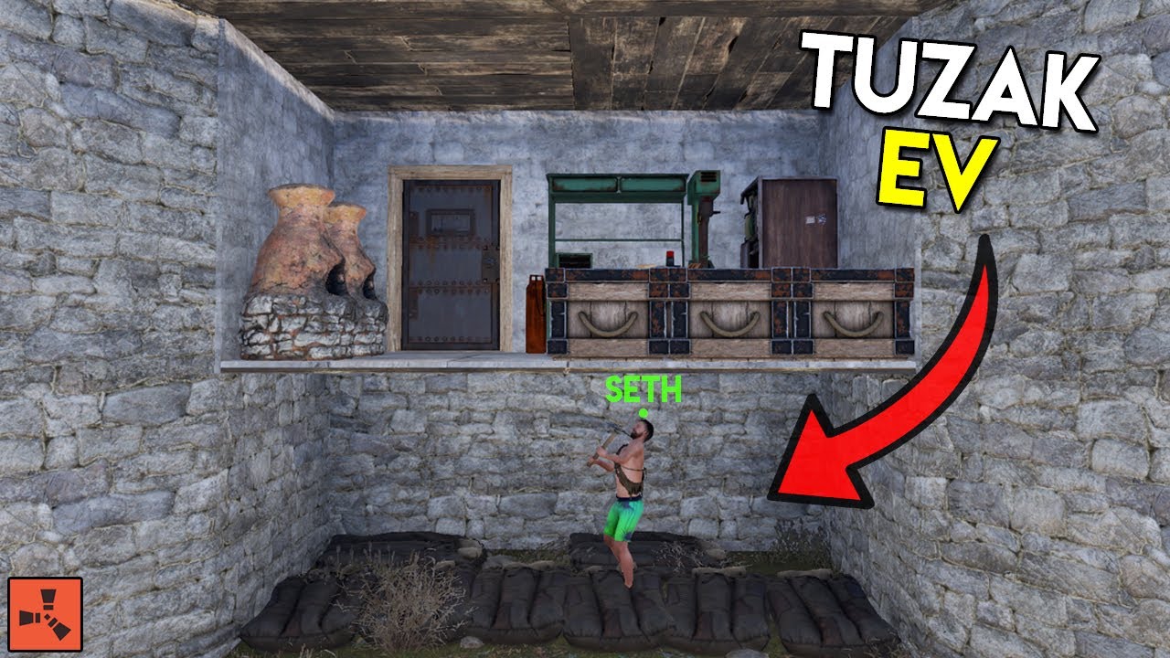 GİZLİCE OYUNCULARIN EVİNDE YAŞAMAK !  Rust Türkçe Solo