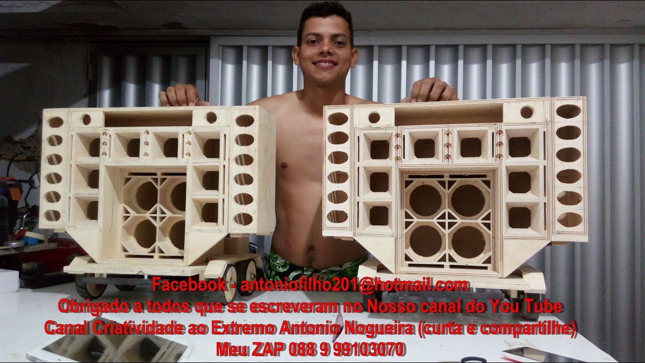 Mini Paredão 8 e 9 Estrutura concluída