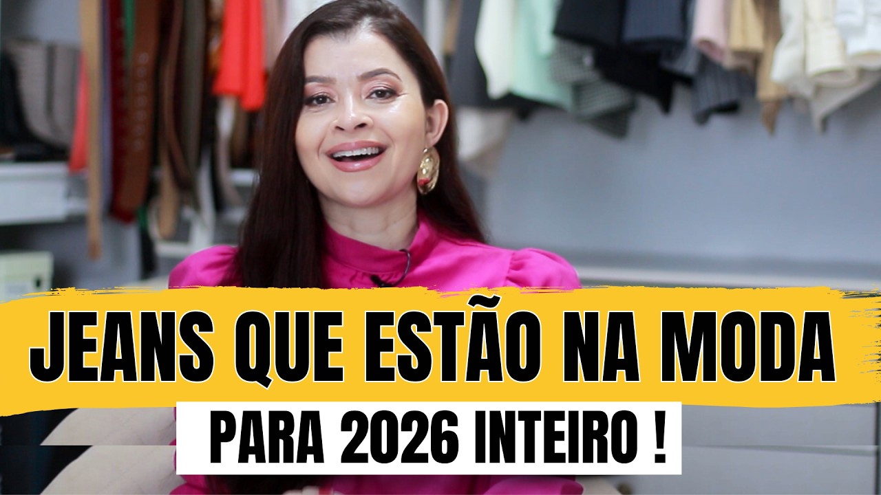 5 CALÇAS JEANS QUE ESTÃO NA MODA EM 2026 INTEIRO