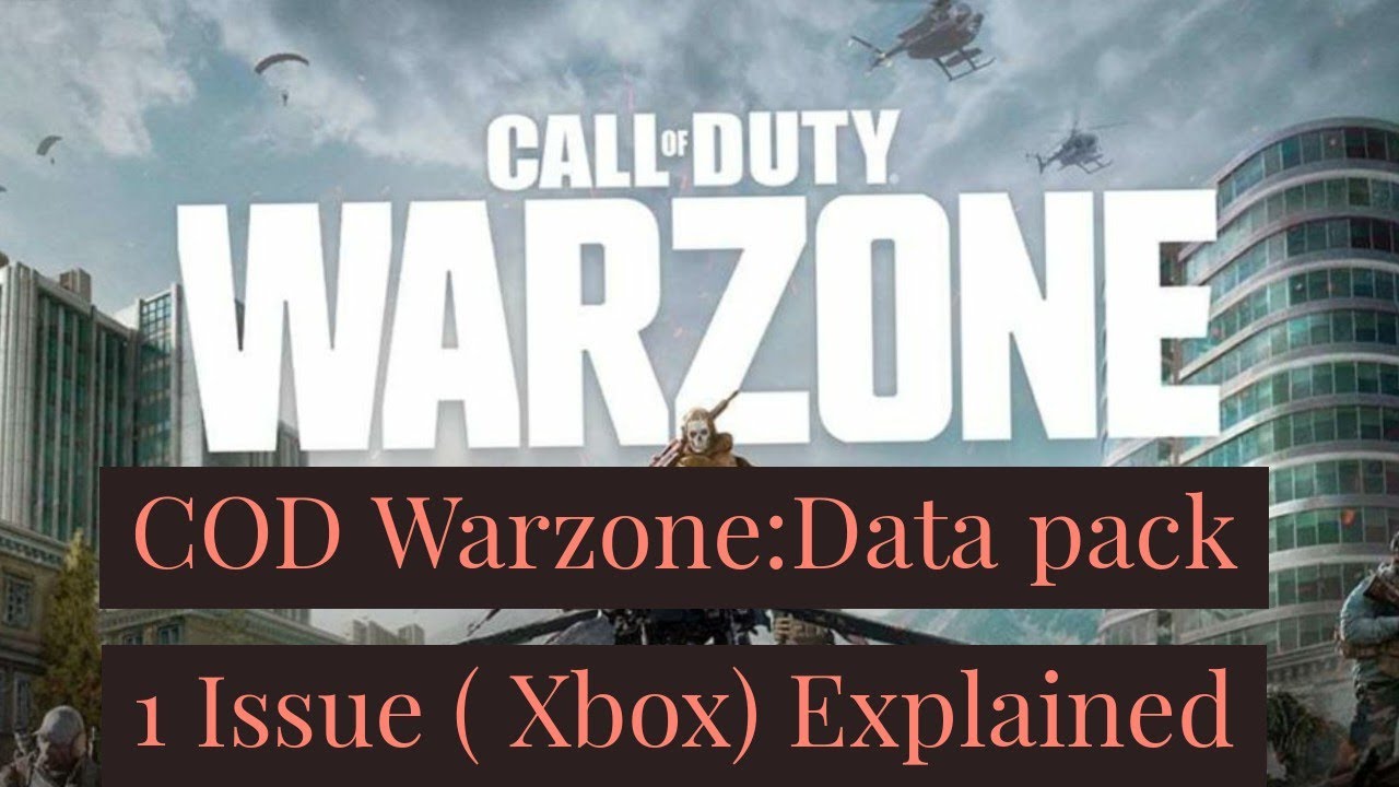 COD warzone data pack 1 Issue : Explained in detail