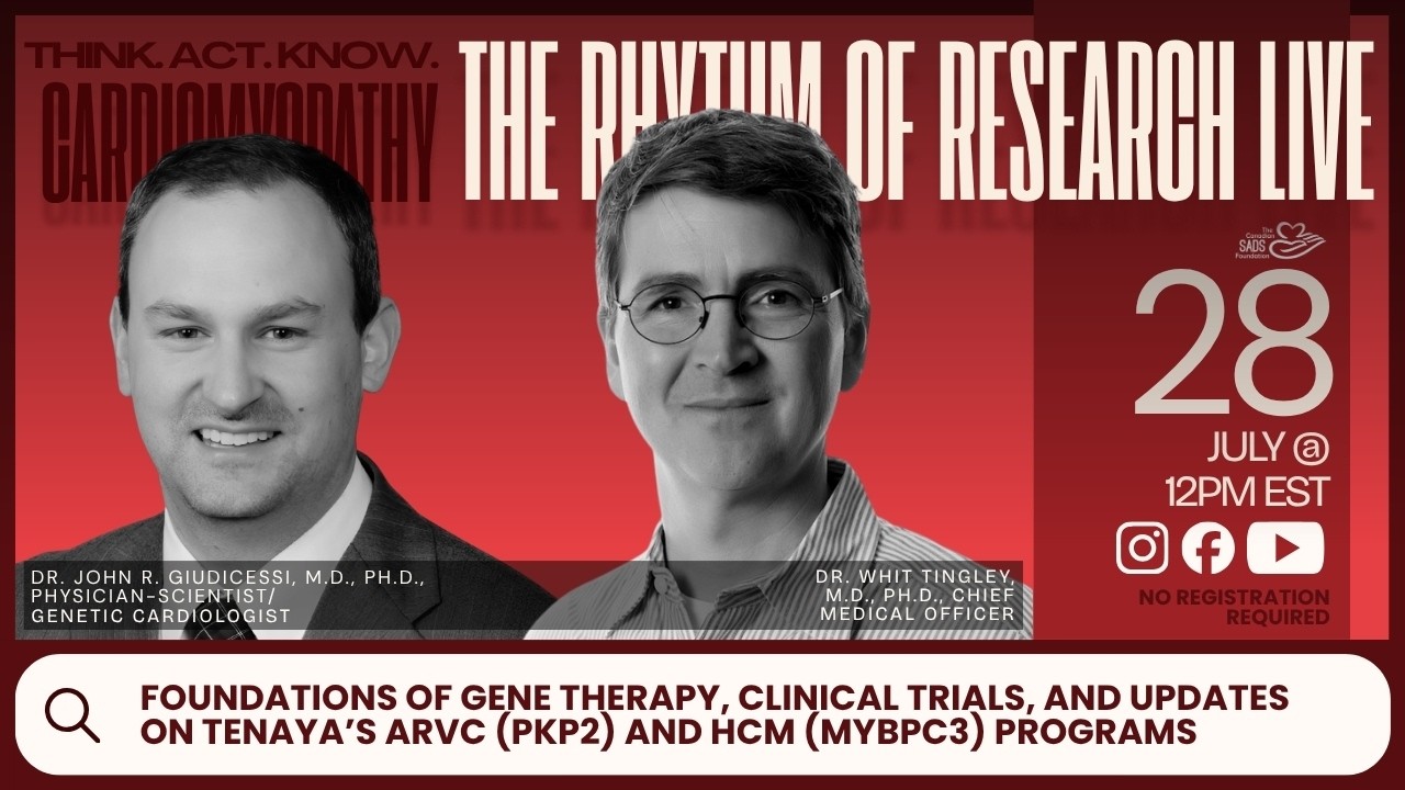 The Rhythm of Research LIVE: Gene Therapy & Clinical Trial Updates in ARVC (PKP2) and HCM (MYBPC3)