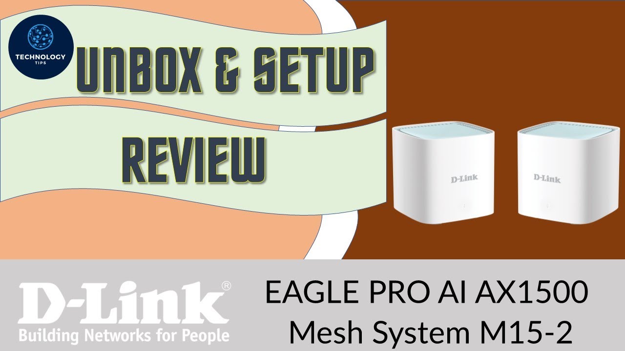 Маршрутизатор D-Link AX1500 M15 Mesh: распаковка и настройка