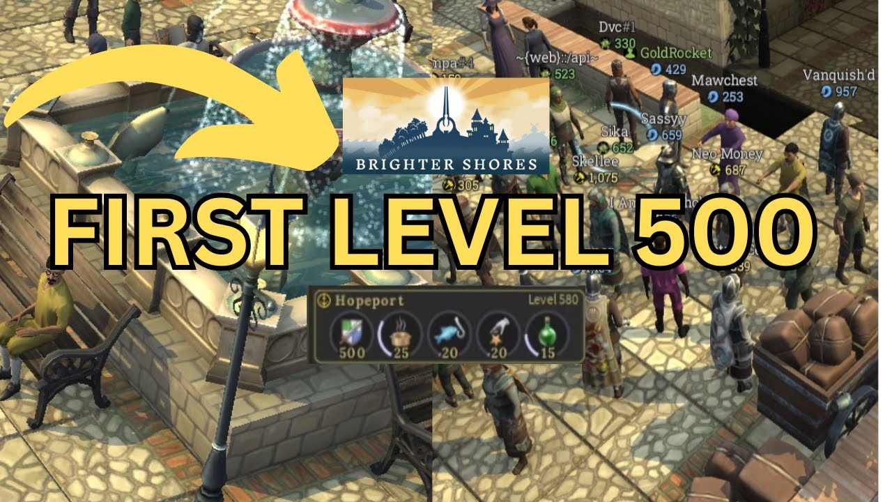 Brighter Shores WORLDS FIRST Level 500 MAX I Was THERE and ASKED This...