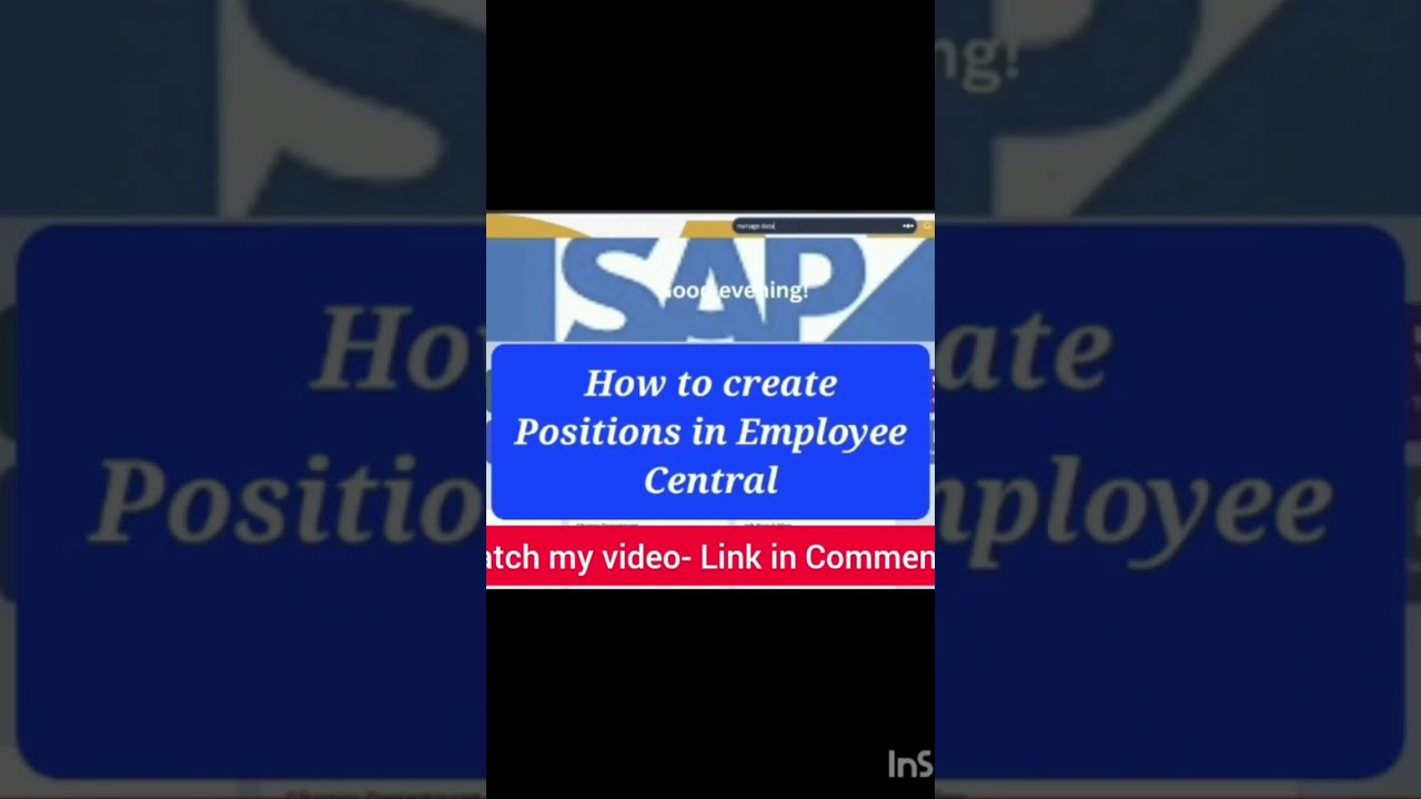 Create Positions in Employee Central #success factors #employee central #sap #SAP Technologies
