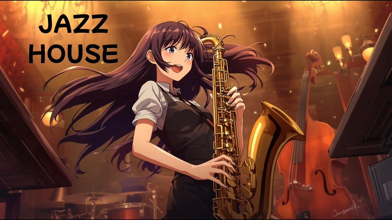 1 Hour  House Jazz Cafe Music | Background Music for Study & Work