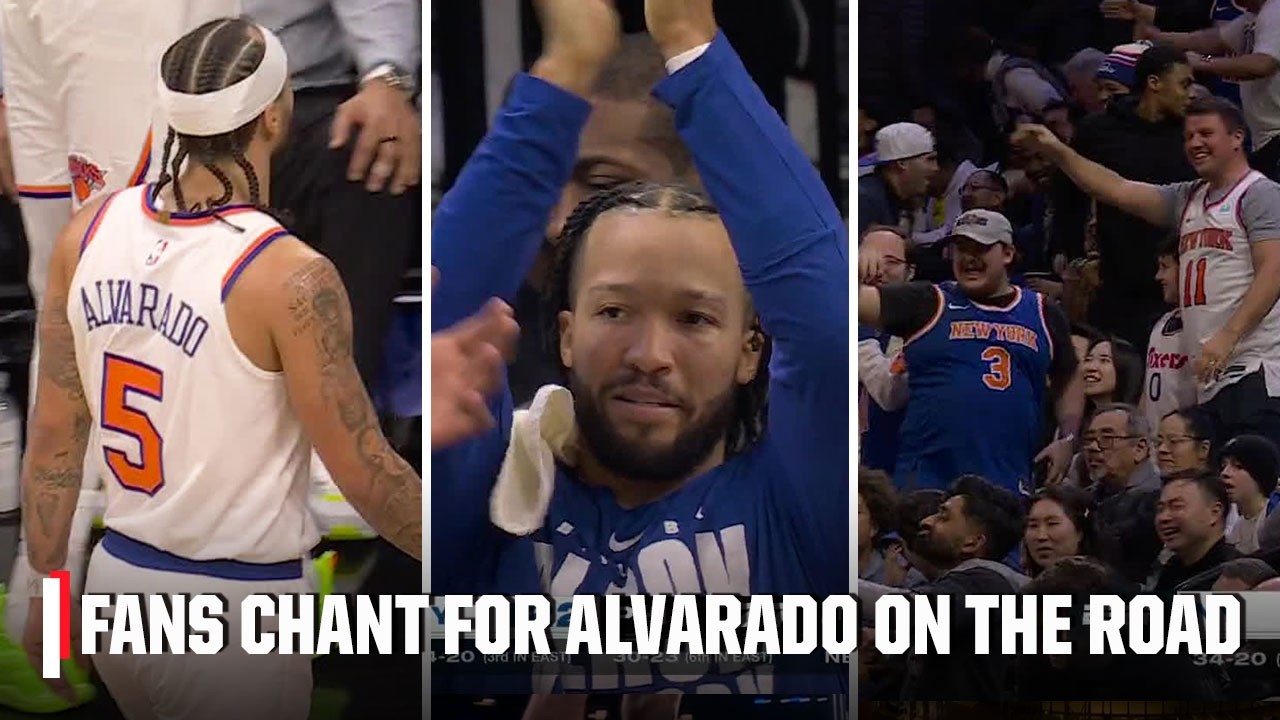 Jose Alvarado draws 'JOSE' chants ON THE ROAD after electric 8 3PM & 5 STL night 🙌 | NBA on ESPN