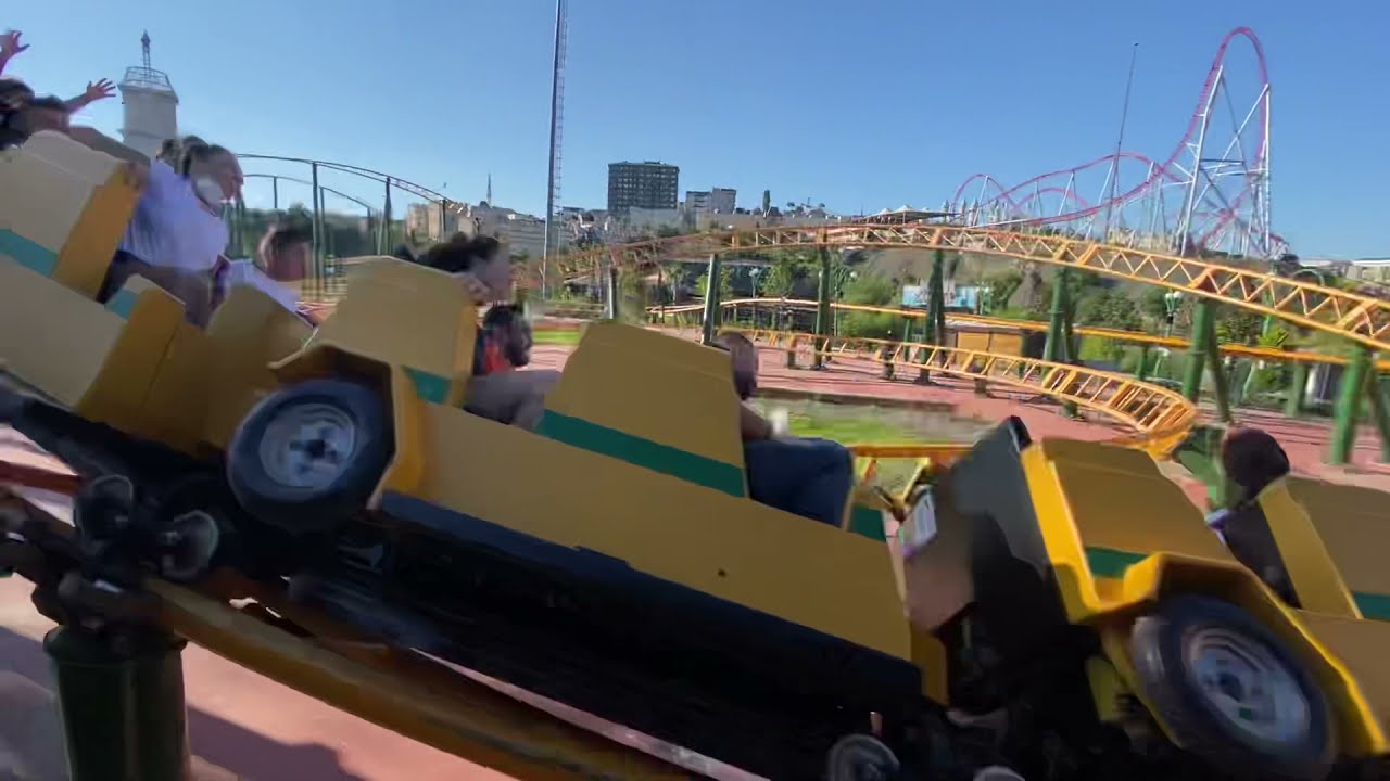 Roller Coaster Ride at Isfanbul Tema Park | Macara Palace | Istanbul Turkey