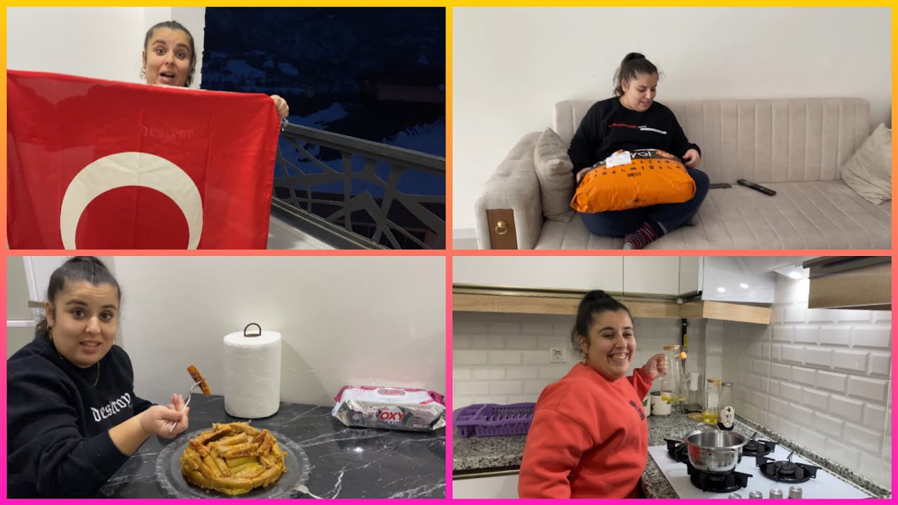 KARGO 📦 BAYRAĞIMIZA 🇹🇷YAPILAN SAYGISIZLIĞI  ŞİDDETLE KINIYORUM😡 #vlog #kargo #video #sohbet #yemek 