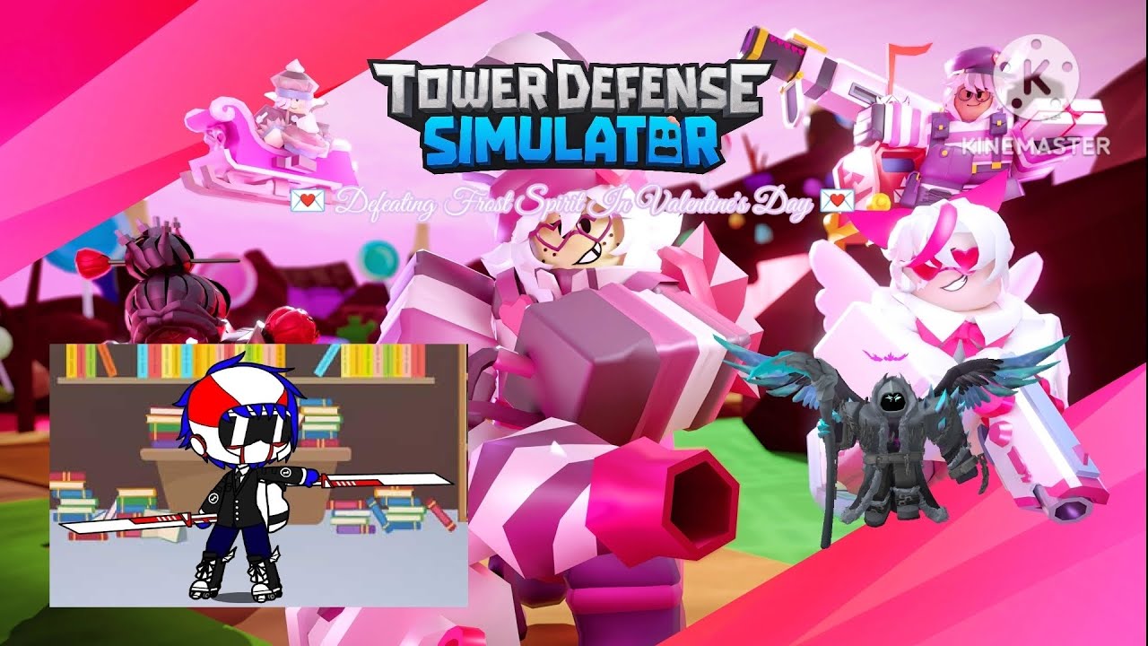 Tower Defense Simulator - Defeating Frost Spirit In Valentine's Day 