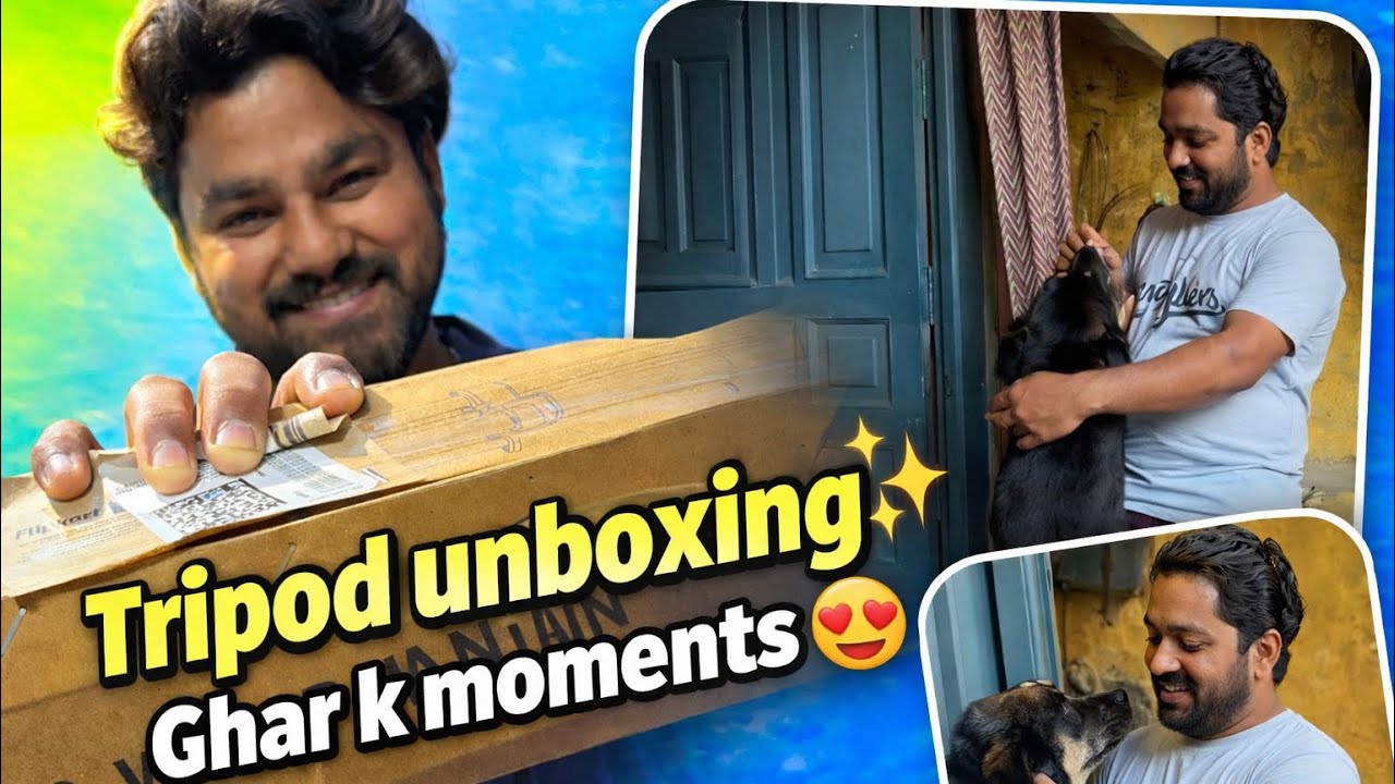 Tripod unboxing✨ghar ke moments😍