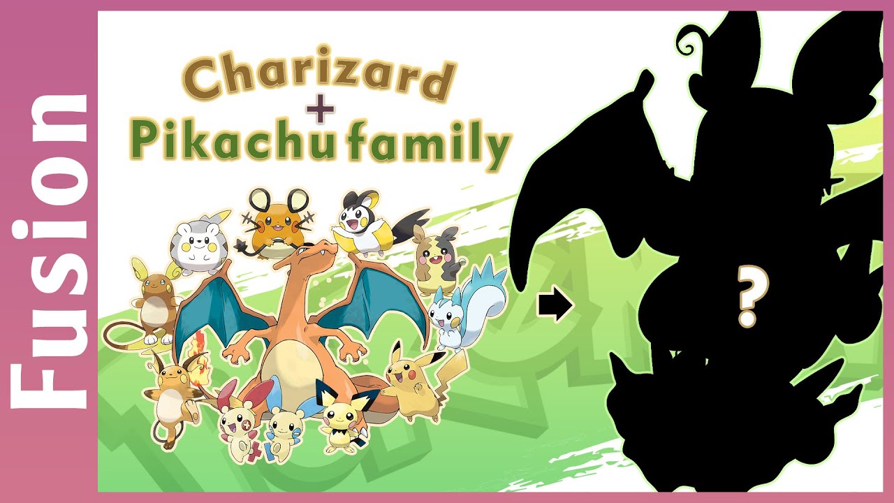 Pokemon fusion CHARIZARD, PIKACHU FAMILY | You Wish Existed! Fanmade #13