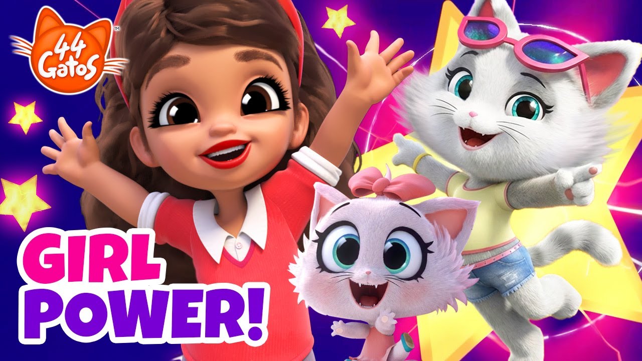 44 Gatos | GIRL POWER! 🎀 Gatinhas corajosas: Compilação de episódios completos 🐾🐱