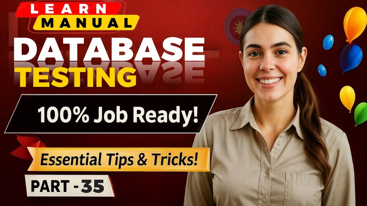 Crack QA Interviews Easily 🚀 | Database Testing Tutorial in Marathi