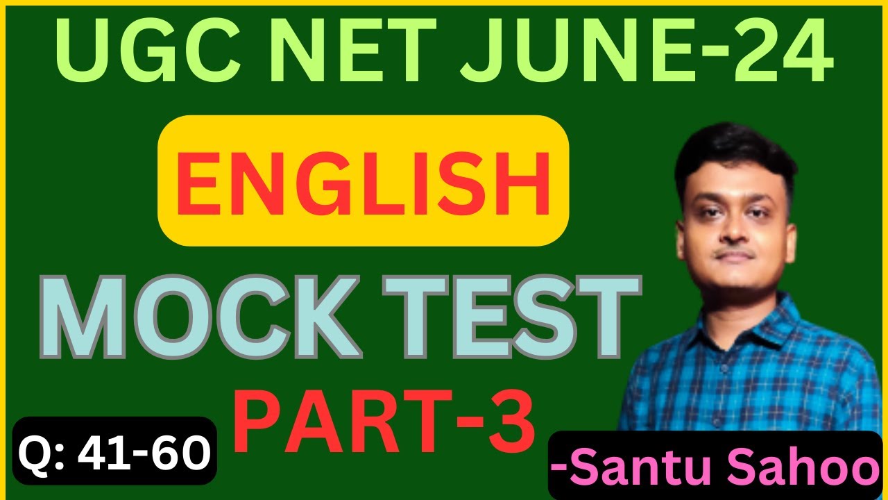 English Literature Mock Test II UGC NET JUNE -24 English Literature Mock Test II English Mock Test