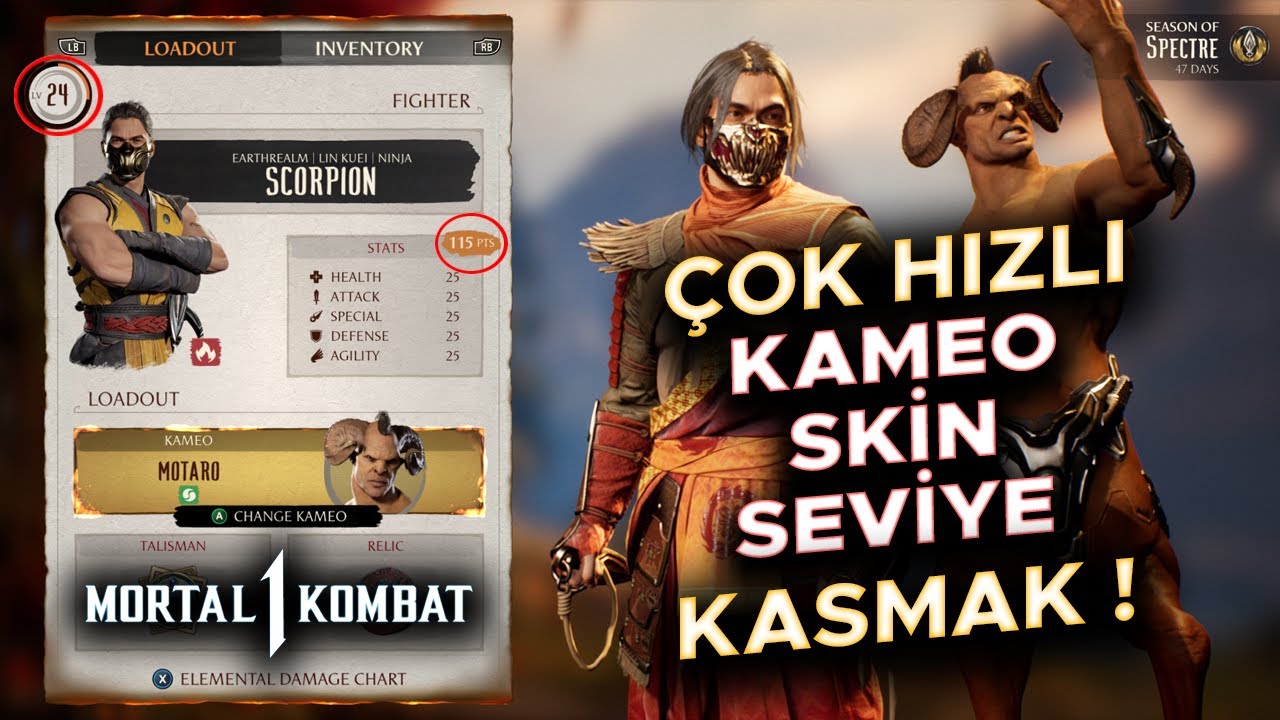 MORTAL KOMBAT 1 ÇOK HIZLI KAMEO / KOSTÜM / SEVİYE KASMA (İNVASİONS) REHBERİ  @ayremix
